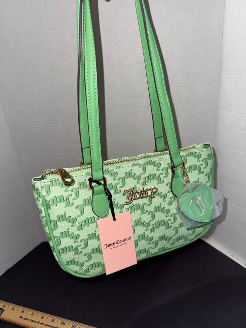 Juicy couture green multi pep in her step shoulder bag BNWT